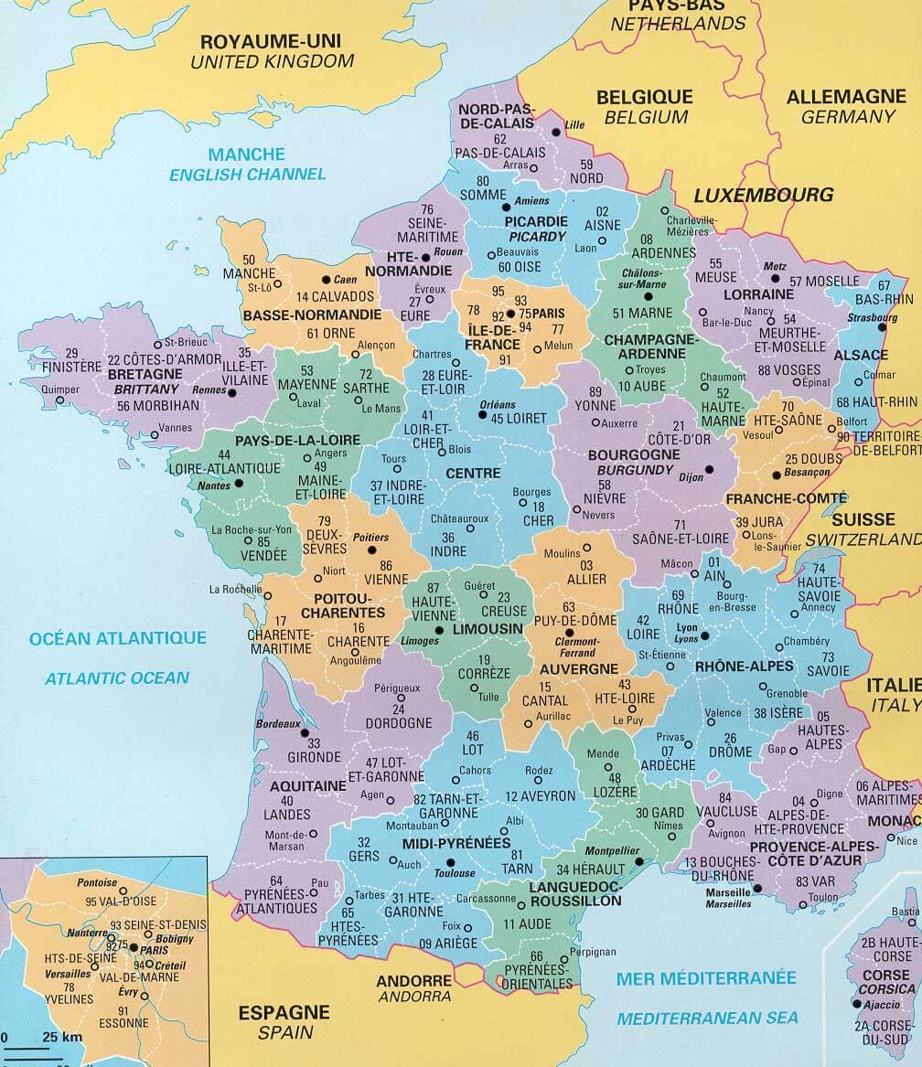 vilayetler haritasi fransa